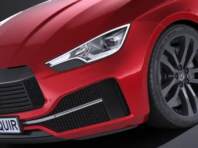 Generic Wagon Estate 2017 3D model