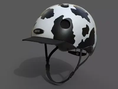 Helmet sport Color 3d model Generic camp human  Low-poly 3D model