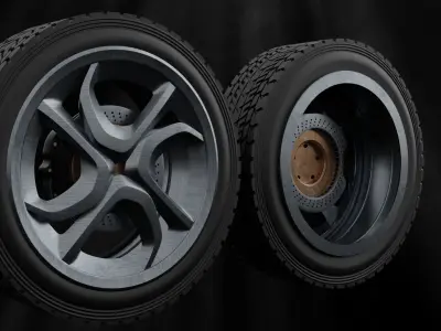 Sport Wheels 3D model