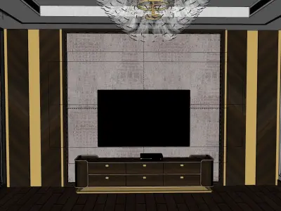 Luxury Interior Bedroom design  01 Design  3D model