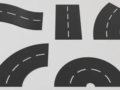 Roads Pack 3D print model