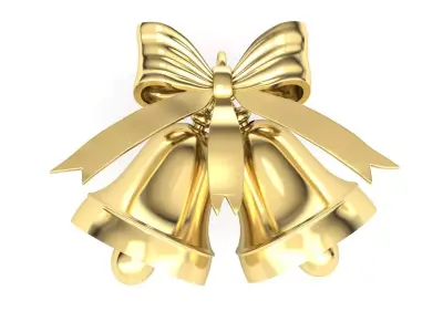 jingle bells pendant 01 3D print model