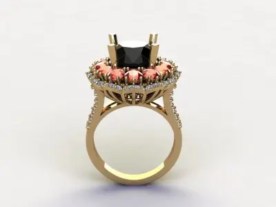 R239 Ring design cad file 3D model