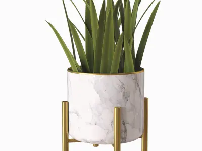 plant pot 01 3D model