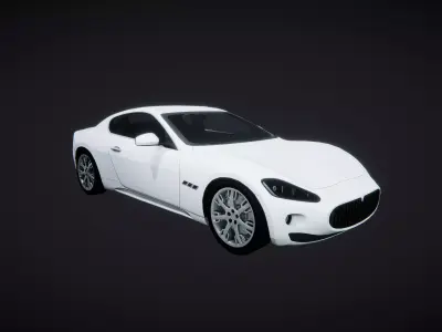 Car Sport Saloon 02 3D model