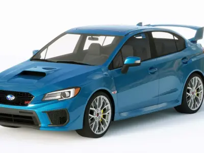 Subaru WRX STI S209 2019 3D model