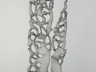 Architectural Altar Fragment 3D model