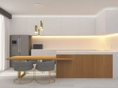Modern Kitchen - High Quality 3D model