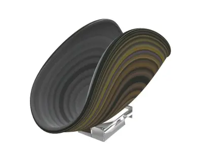 Shell Sculpture Artwork 3D model