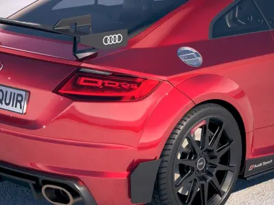 Audi TT RS performance 2018 3D model