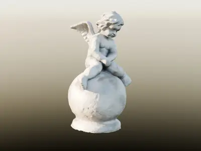 angel statue 3D model purchase