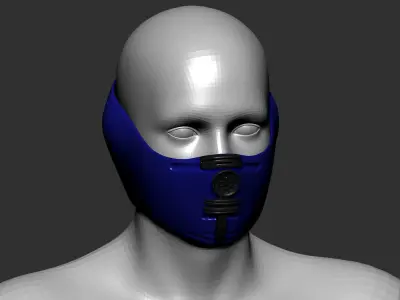 gas mask sculpt 3D model
