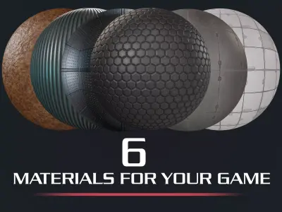 6 Materials for sci-fi and industrial design Texture