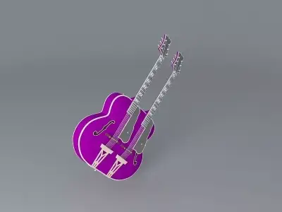 Stromberg Master 400 double neck guitar Free 3D model