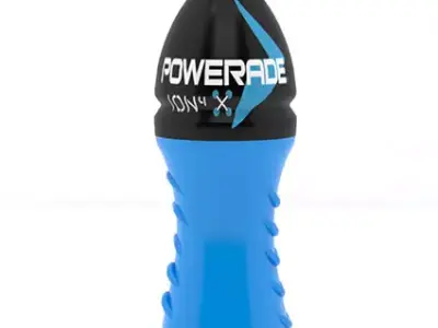 bottle powerade Free 3D model