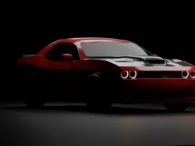 Dodge challenger 3D print model purchase