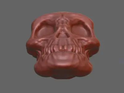 Skull Head for 3d Print - Caveira 3D model