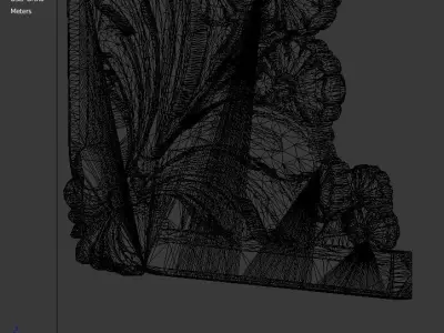 Classic decor ornament v-3D model14 3D model