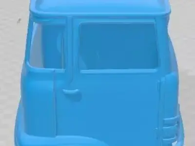 Ebro D 700 1975 Printable Body Cabin Truck 3D print model