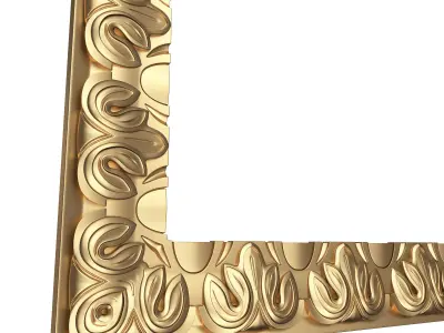 Classic Frame 024 Low-poly 3D model