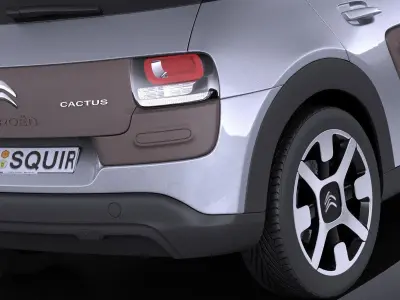 Citroen C4 Cactus 2015 VRAY 3D model