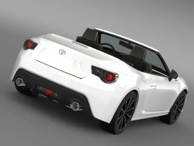 Toyota FT 86 Open Concept 2013 3D model