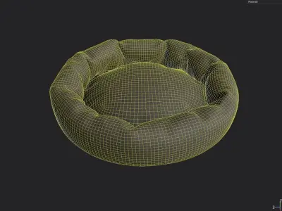 Pet Bed Model 01-A Low-poly 3D model