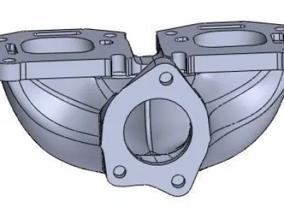 B PIPE MANIFOLD 3D model