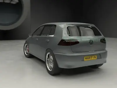 Vw golf  3D model