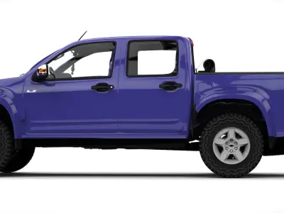 ISUZU DMAX 2006   Low-poly 3D model