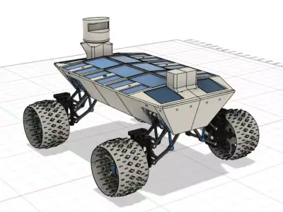 Rover Raspberry Pi over 100 files 3D print model