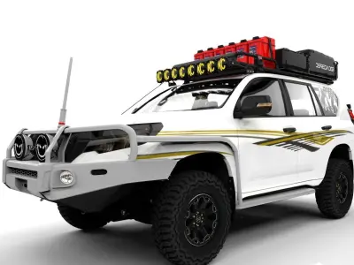 Toyota Prado 2020 ARB  3D model