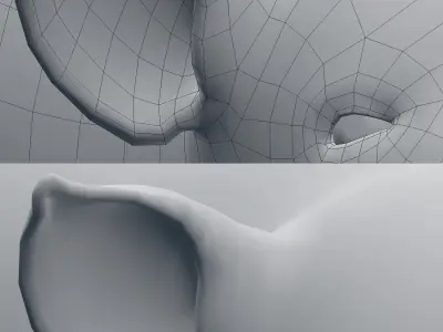 Pig Model Low-poly 3D model