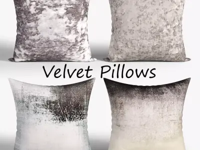 Decorative pillows 06 3D model