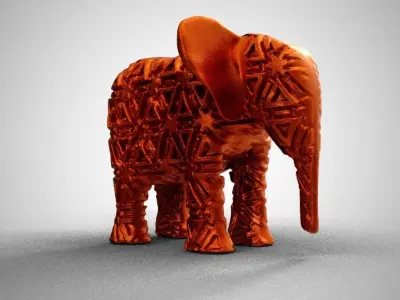 Elephant  Trinket 3D print model
