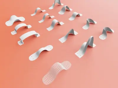 joints industrial design Low-poly 3D model