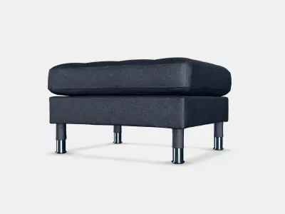 LANDSKRONA Footstool 4 Low-poly 3D model