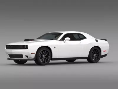 Dodge Challenger 392 HEMI Scat Pack Shaker LC 2015 3D model