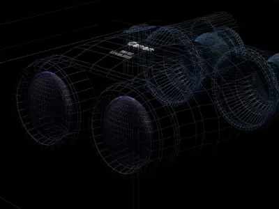 canon binoculars 3D model