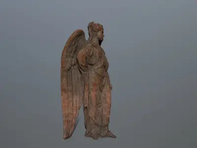 Angel Statue 05 Low-poly 3D model