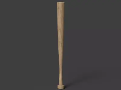 baseball wood Free low-poly 3D model