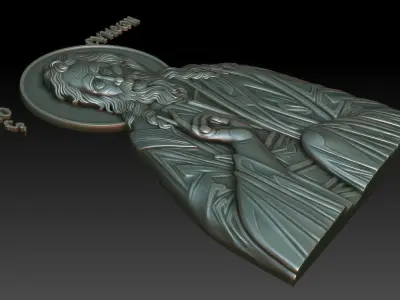 Saint Simeon the God-receiver 3D print model