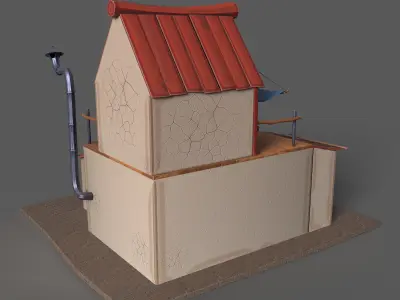 STYLIZED BUILDINGS  VOL2 Low-poly 3D model