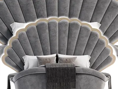  Melusa bed By Evgor Luxury 3D model