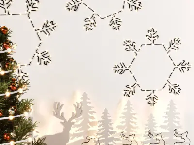 Christmas Decor Set 16 3D model