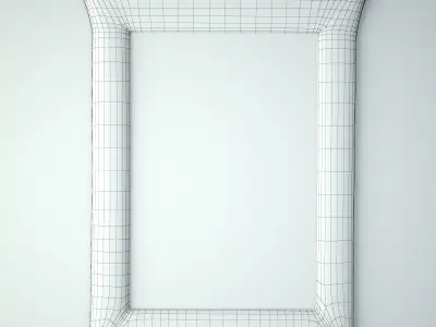 Vintage Woven Mirror 3D model