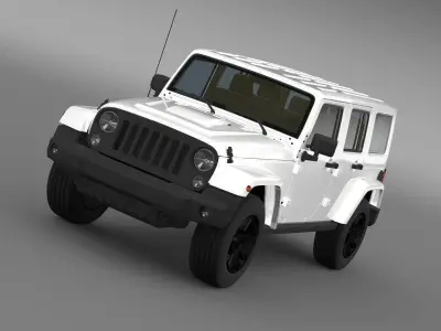 Jeep Wrangler Unlimited Rubicon X 2014 3D model