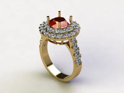 R251 Thailand ring new design cad file 3D model