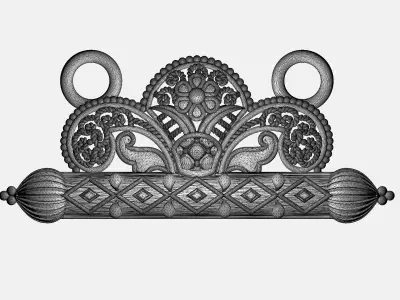 Designer Matt Pendant - 0102 3D print model