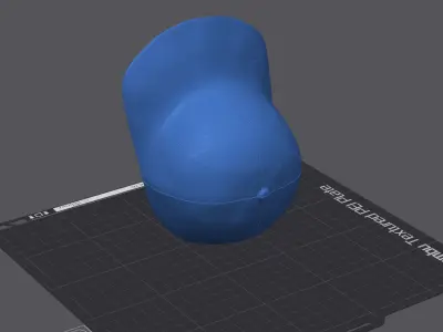 Baseball Cap as headgear for the Skull stand and wall lamps  3D print model